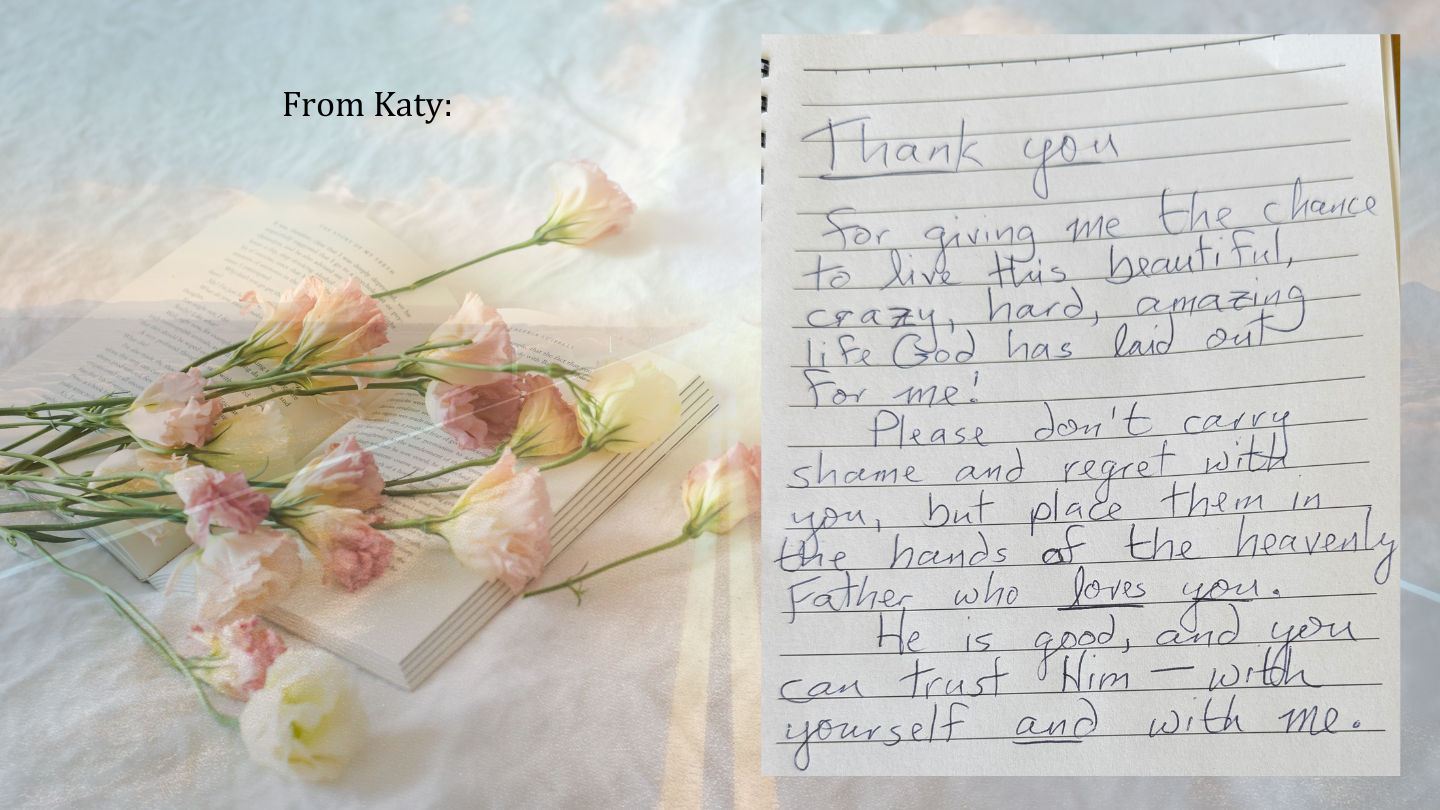 Written by Katy, an adult adoptee to her birth mother