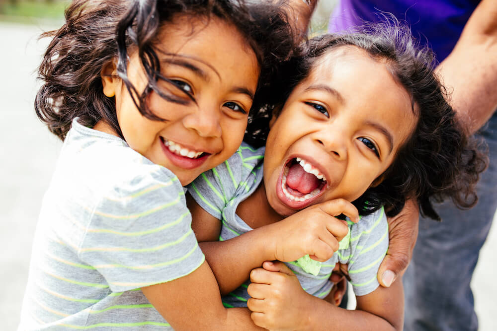 Children smiling