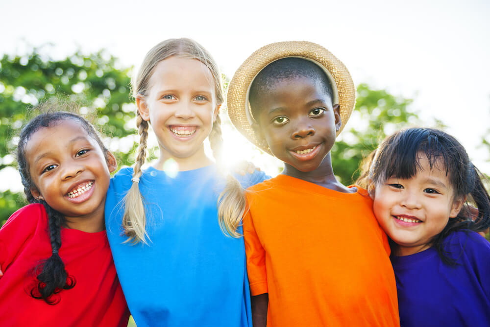 Children smiling