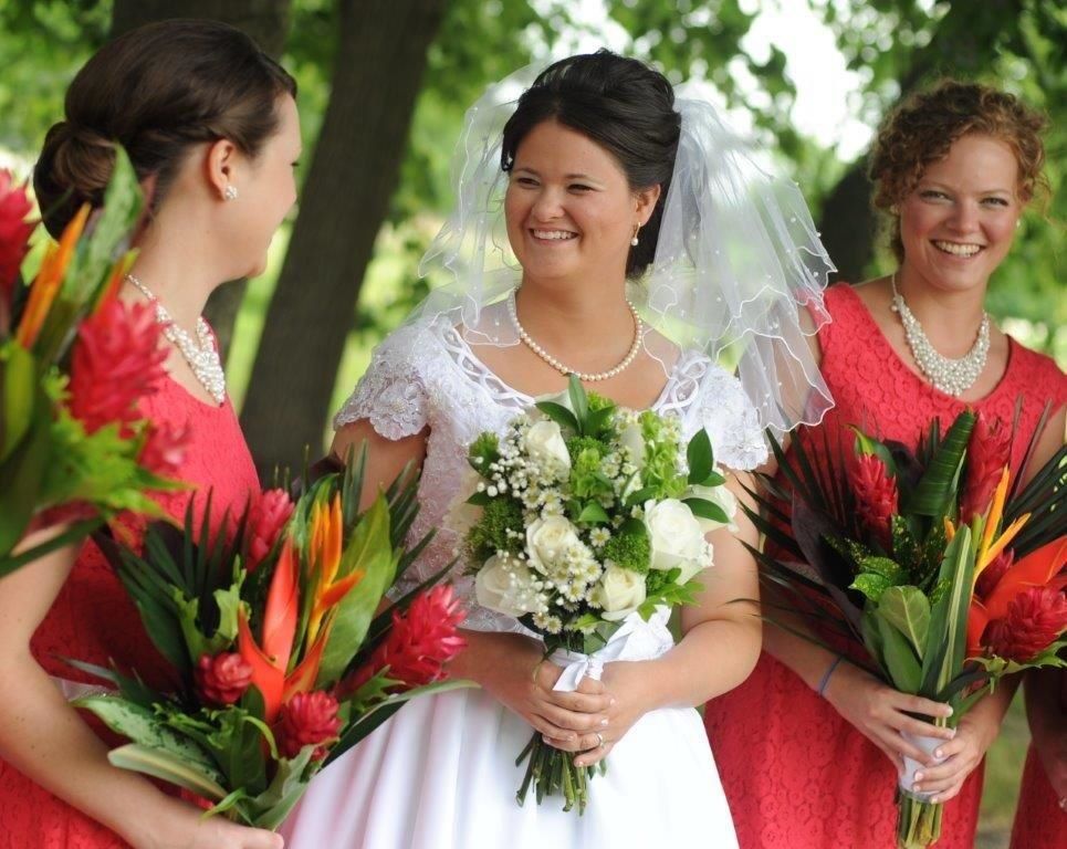 Ruth on her wedding day