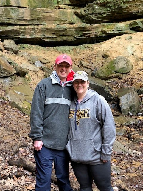 Brad and Mary Beth on a hiking trip