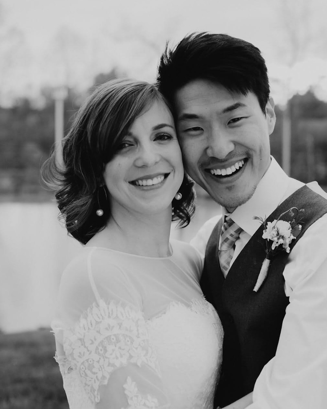 Ryan and Amy-at their wedding, hoping to adopt in Ohio
